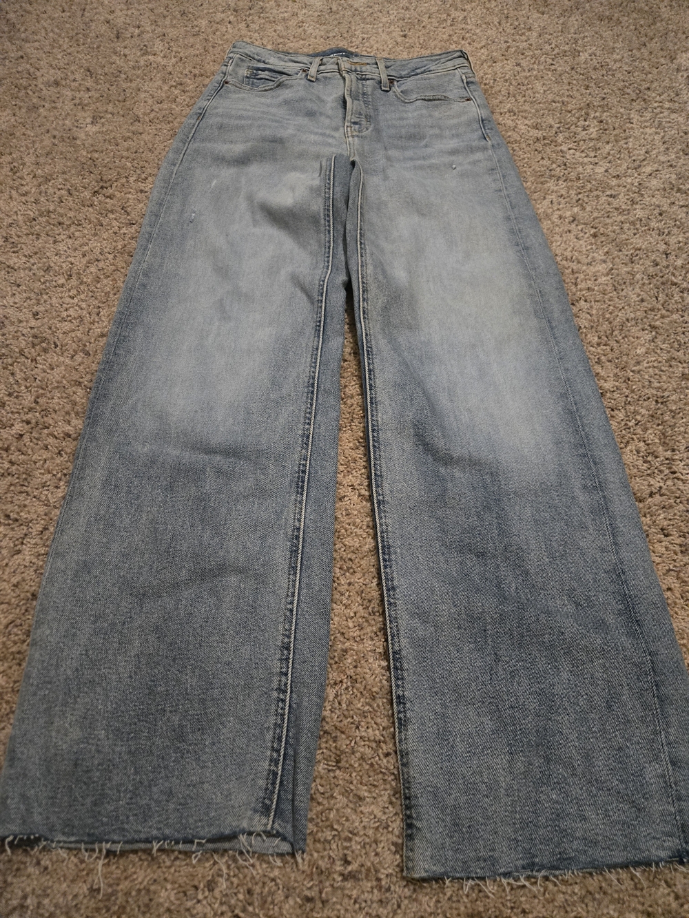 Old Navy Light Blue Wide-Leg Jeans